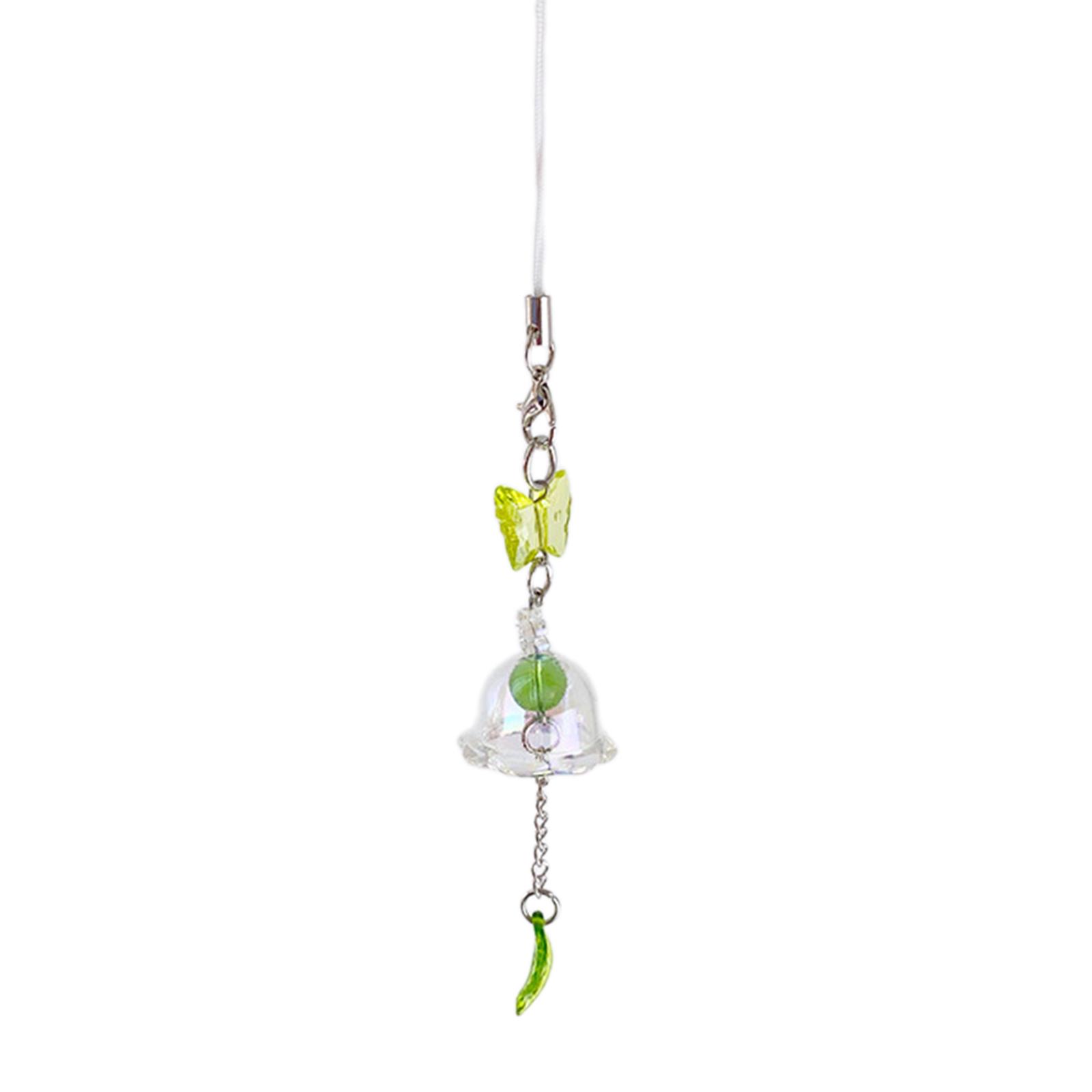 

Уникальный цветочный брелок для мобильного телефона, цепочка для телефона с бабочкой, аксессуар-брелок, персонализированное украшение для женщин и девушек 3