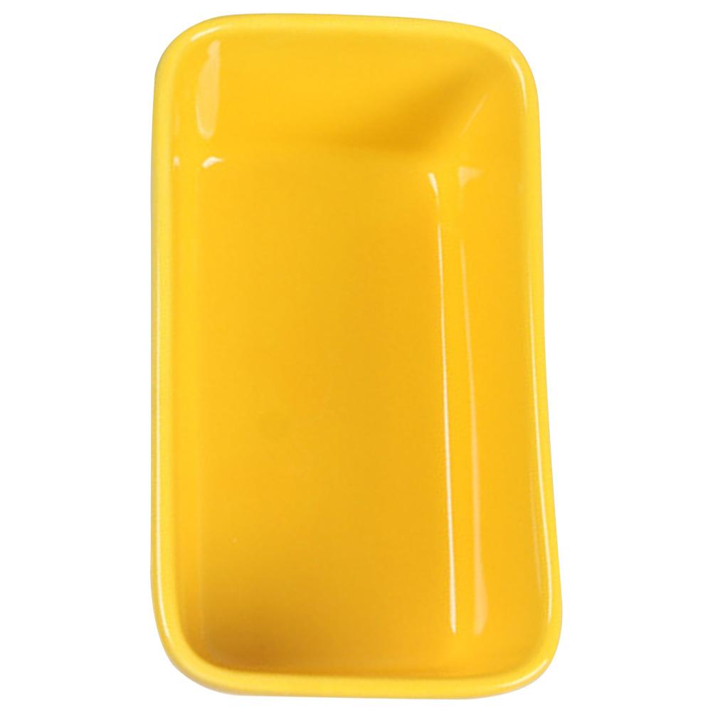 Butter Keeper Dish Rectangle Ceramic Material Safe Elegant Multi Purpose Kitchen Use Hand Butter Churner