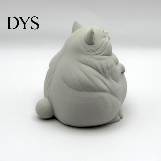 Desktop Decorations for Office Fat Cat Figurine, Cute Lazy Desk Car Decor with Solid Base, Heartwarming Holiday Gifts Mini Calming Statue Office,