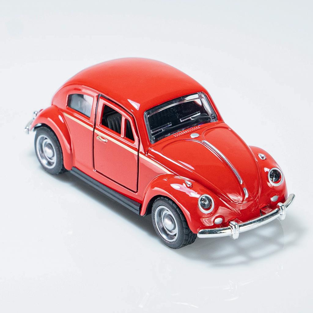 1: 36 Classic Beetle Alloy Car Mini Double Door Die Casting Model Color Retro Old Master Vehicle Children's Birthday Toy Gift