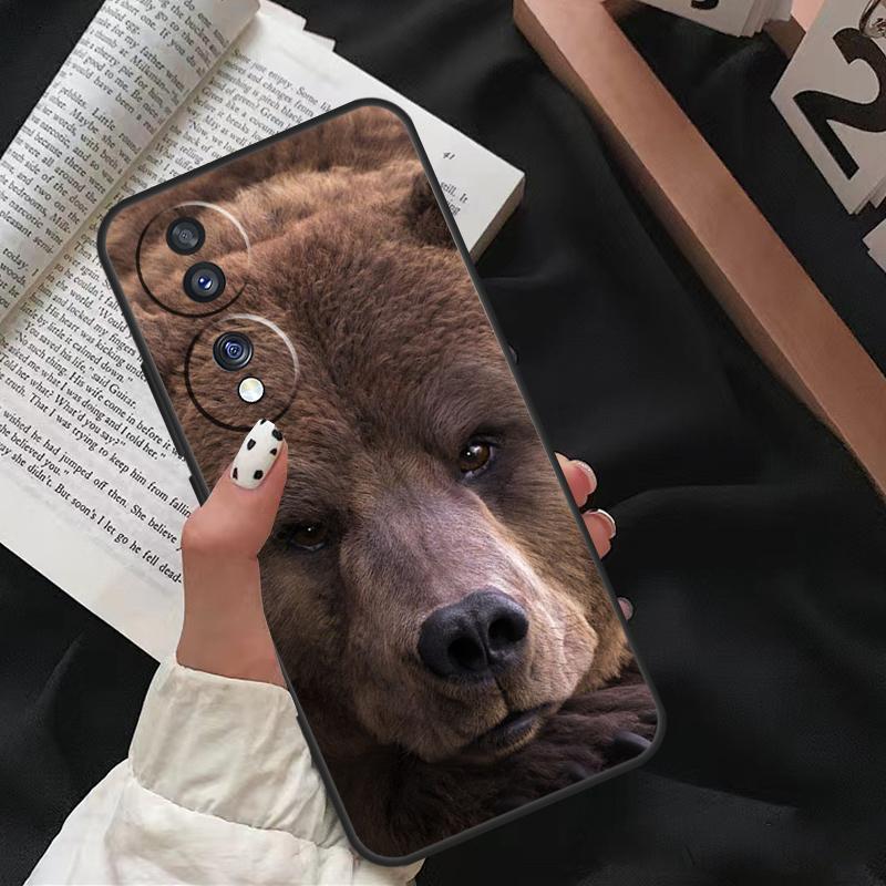 Grizzly Bear For Honor Magic 8 6 7 Pro Case For Honor X9d X9c X9b X9a X8c X8b 200 400 50 70 90 Lite Win RT