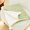 Soft Warm Plush Dog Cat Blanket Double Layer Thicken Plush Pet Blanket  for Relaxing