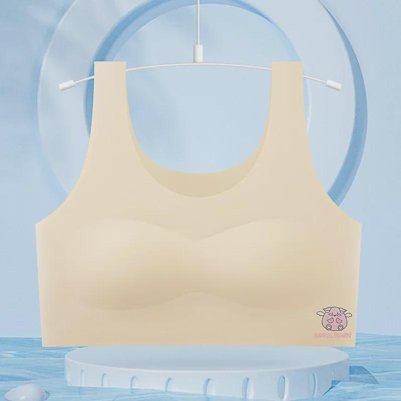 

Бесшовный бюстгальтер Ice Silk с рисунком для девочек-подростков M