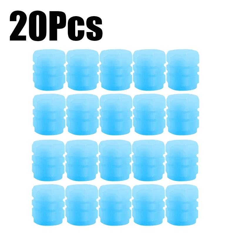Luminous Valve Caps Fluorescent Night Car Tire Valve Caps Motorcycle Bike Glowing Decor Wheel Nozzles Tyre Cap Car Accessories Stem Caps1