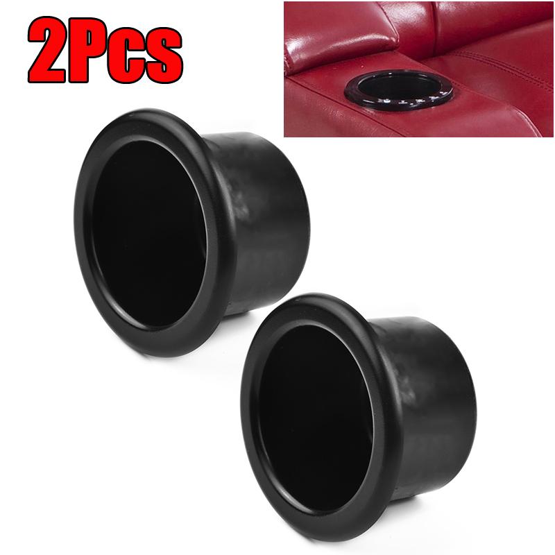 Drinks Car Cup Holder Plastic Seat Trailer Water Parts Recessed Replacement 2pcs Accessory Automotive Practical