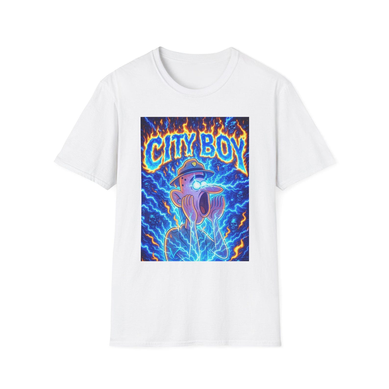 City Boy tshirt meme, city boy brain rot, gravity falls, tiktok memes, 2026 memes, funny gift , graphic meme tshirts, unisex M