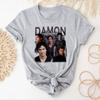 Damon Salvatore t shirt teen Gothic University hip hop kawaii Y2k 80s t shirt Grunge women kawaii streetwear Retro