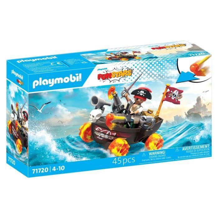 Playmobil 71720 Kára pirátská loď, Funstars, 45 dílů, Od 4 let