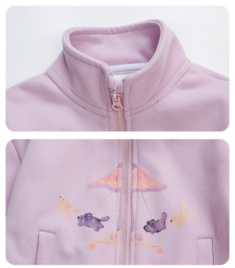 Meng Tang Tang Mädchen Frühlings-Kapuzenpullover-Set: 2026 Neues zweiteiliges Outfit im koreanischen Stil