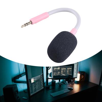 3,5-mm-Klinke Noise Cancelling Mikrofon Spiel-Mikrofon Ersatz Abnehmbares Galgenmikrofon für Razer Barracuda X Wireless Headset