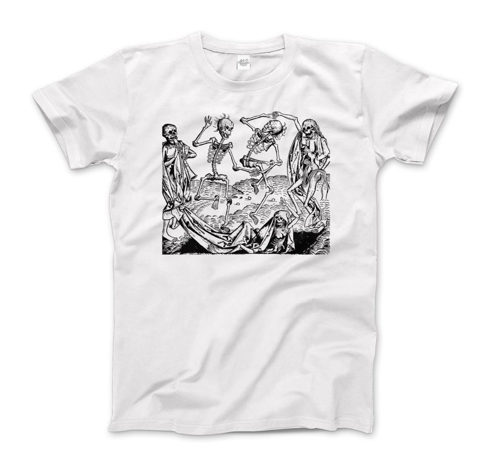 Wolgemut - Dance of Death from  The Nuremberg Chronicle , 1493 T-Shirt 2XL