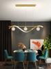 Modern Minimalist Led Pendant Lamps Dimming for Coffee Table Dining Room Kitchen Island Ceiling Chandelier Home Lighting Fixture