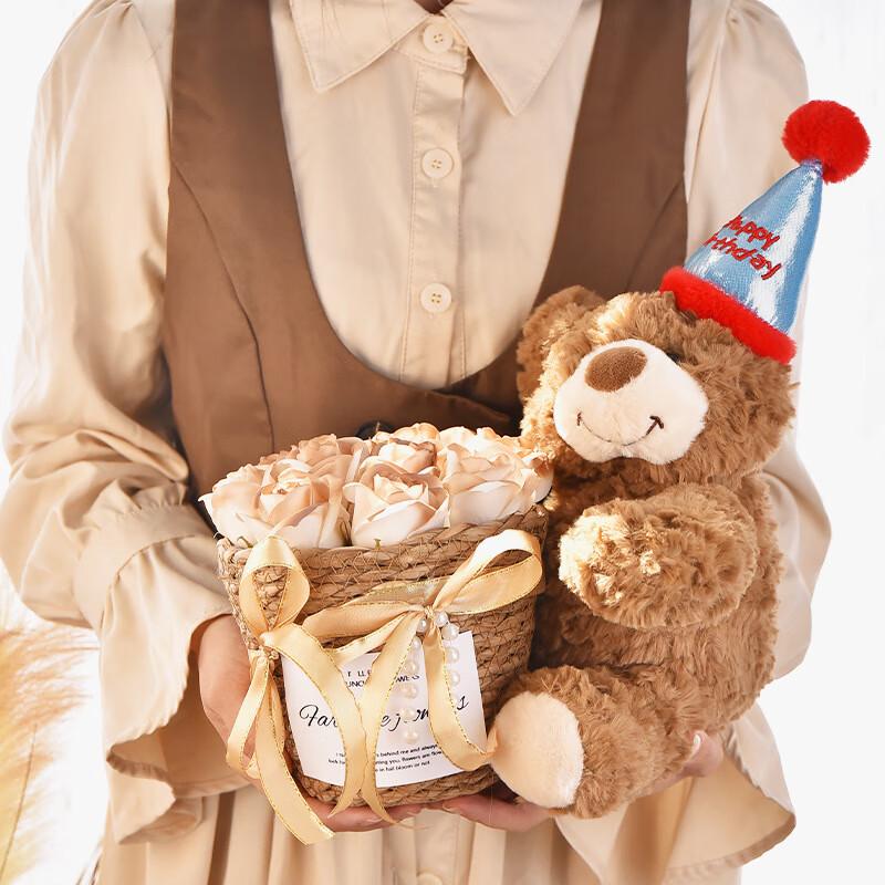 

Mother s Day Bear & Soap Flower Bouquet Gift