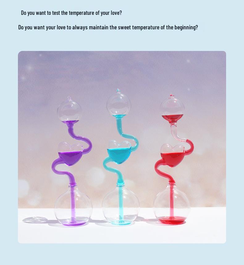 Love Heart Thermometer: Novelty Prank Toy and Ornament Gift