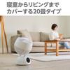 Doshisha 60-degree Circulator, 18cm, DC Remote Control, White, FCA-182D WH