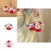New Year Waking Lion Fortune Cat Coin Purse With Handcrafted Knitted Wool Material For Girls And Children