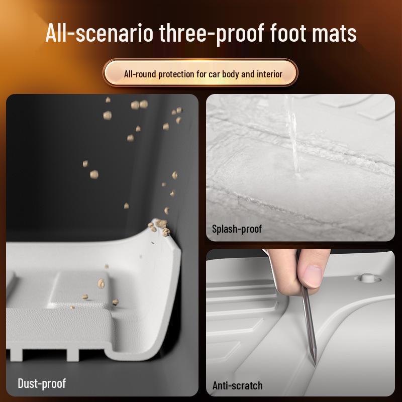 Trunk Mat for Zeekr 7X 2025 Model - TPE Car Interior Rear Mat and Decorative Foot Accessories