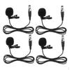 4 шт. Микрофон с клипсой Женский 1 м Реверс