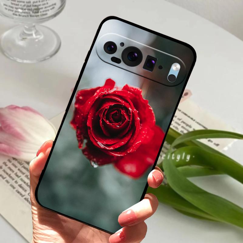 For Google Pixel 9 Pro Case Pixel9 Pro XL Cute Animal Soft Silicone TPU Phone Cover For Google Pixel 9 9a Bumper Fundas Luxury