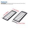 Car Front Bumper Daytime Running Light Rear Bumper Fog Lampshade Protecctive Decoration Stickers For Jetour Traveler  T2 2024 Up Exterior Accessories