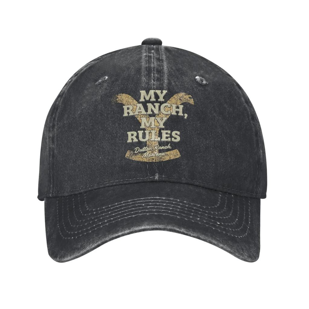 aRip Wheeler Yellowstone Unisex Baseball Cap John Dutton Ranch Distressed Washed Caps Hat Casual Outdoor Workouts Gift Sun Cap