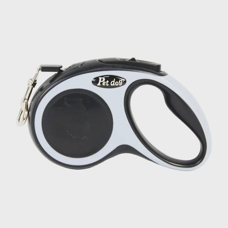 

Выдвижной поводок для выгула собак с однокнопочным тормозом для мелких и средних домашних животных