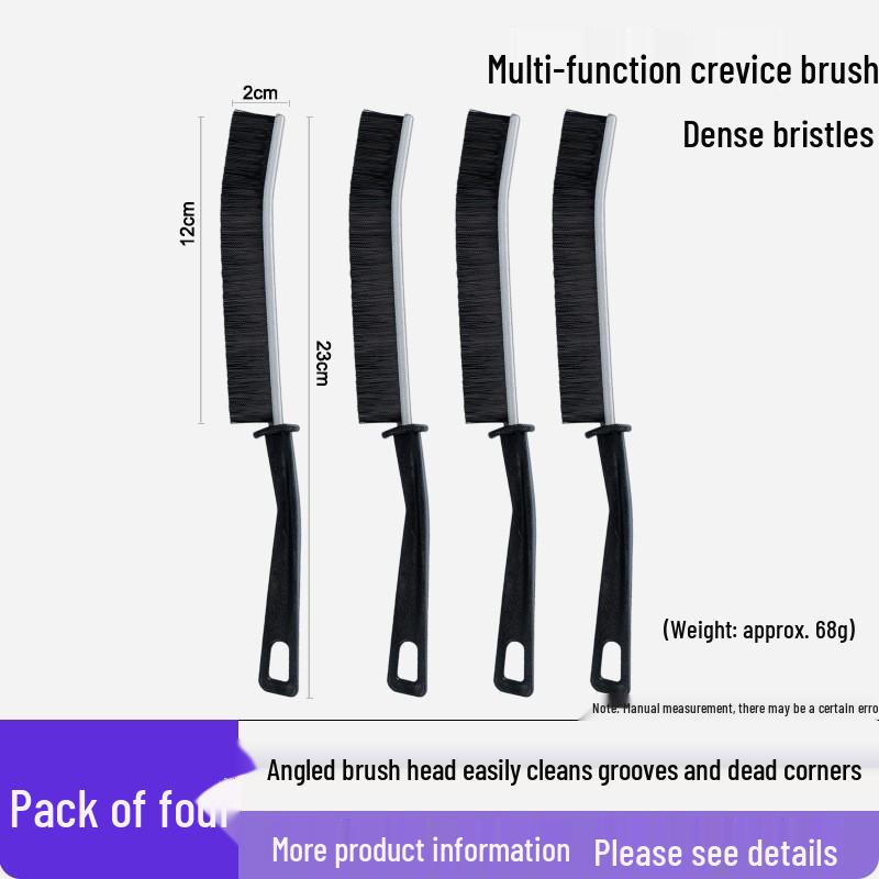 Cross-border Crevice Cleaning Brush - Kitchen Sink, Faucet, Bathtub, and Groove Cleaner with Plastic Handle
