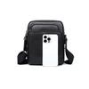 Men's Genuine Leather Large Capacity Messenger Bag - High-End Cowhide Shoulder Bag
