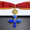 Distintivo Michel Rumeno Livello 2, Distintivo Blu, Distintivo Commemorativo Straniero, Regali da Collezione, Collana, Regalo di Natale, Pensierini per la calza
