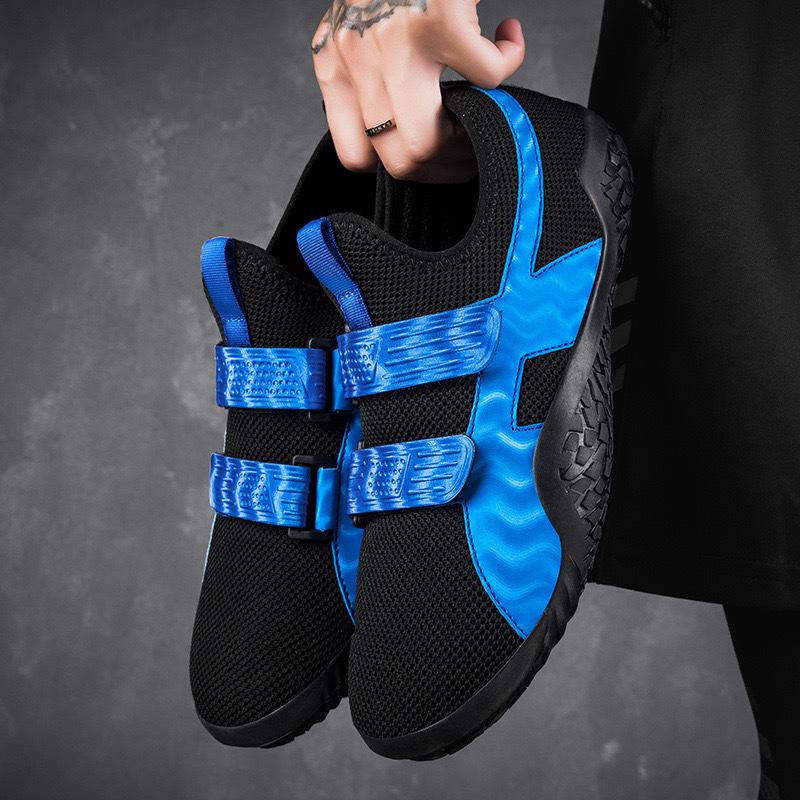 Hook Loop Barefoot Yoga Shoes Slip On Weight Lifting Shoes Men and Women Indoor Comprehensive Fitness Strength Training Shoes
