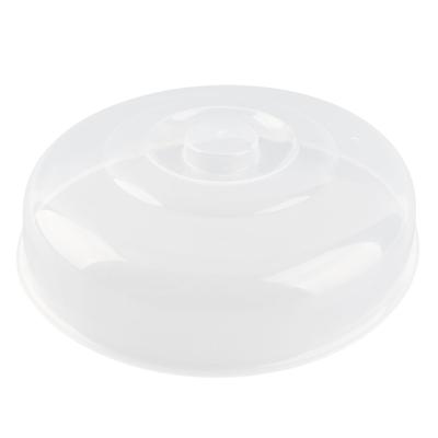 מכסה למיקרוגל שקיפות חומר PP הגנת מזון עיצוב אחיזה בטוח בריא מכסה להגנה מפני התזה במיקרוגל