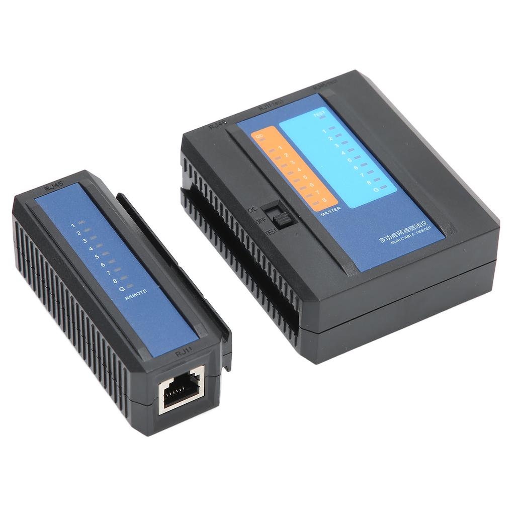 RJ45 Network Cable Tester Multipurpose Network Cable Tester Tool for RJ45 RJ11 RJ12 CAT5 CAT6 CAT7 C