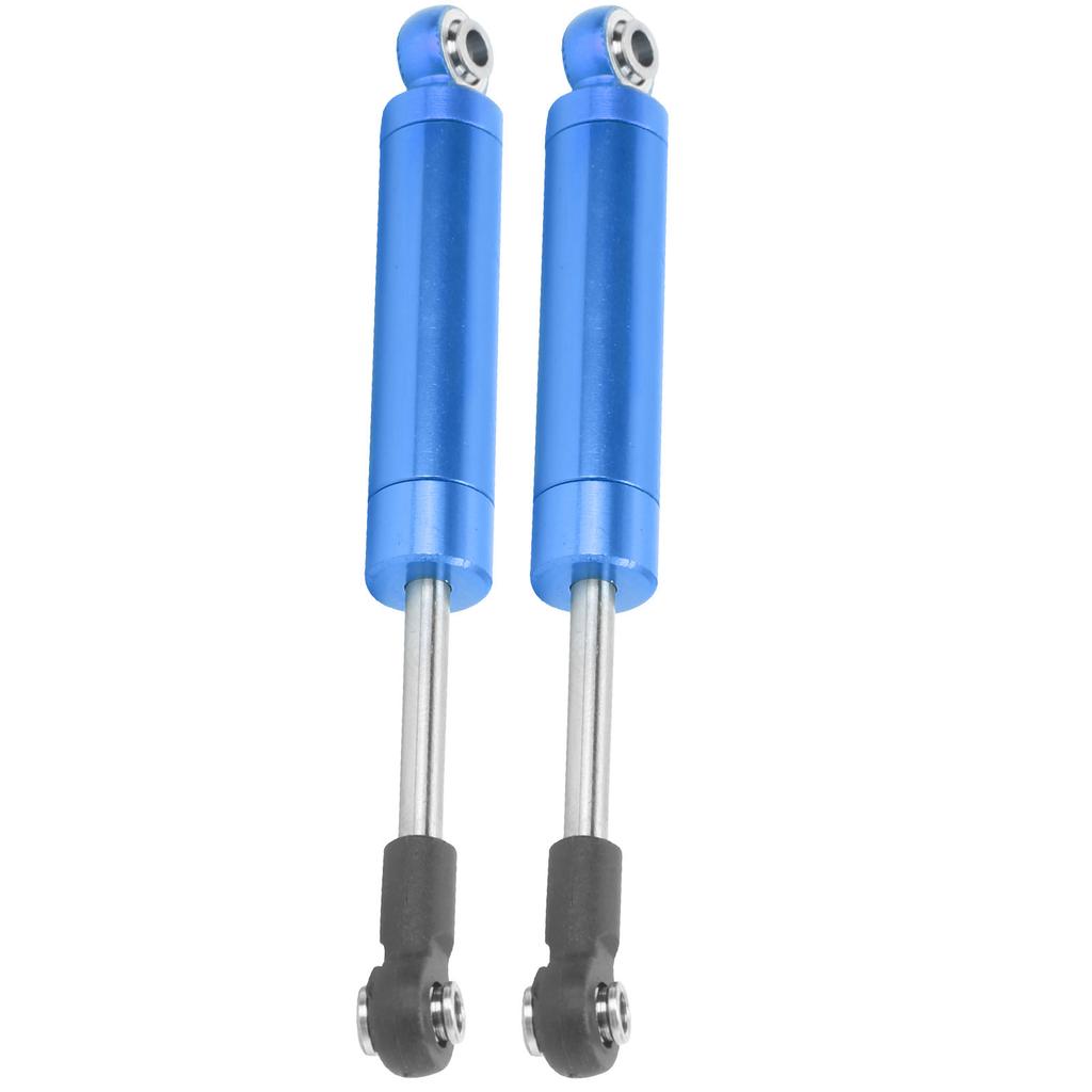 2Pcs RC 80mm Aluminum Builtin Spring Shock Absorber Damper for TRAXXAS SLASH 2WD RC Car(Blue )