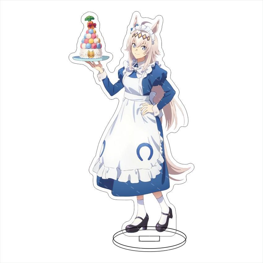 Uma Musume: Cinderella Gray 15CM Acrylic Standee - Perfect Desk Decor & Collection Display for Anime Fans, Ideal Gift
