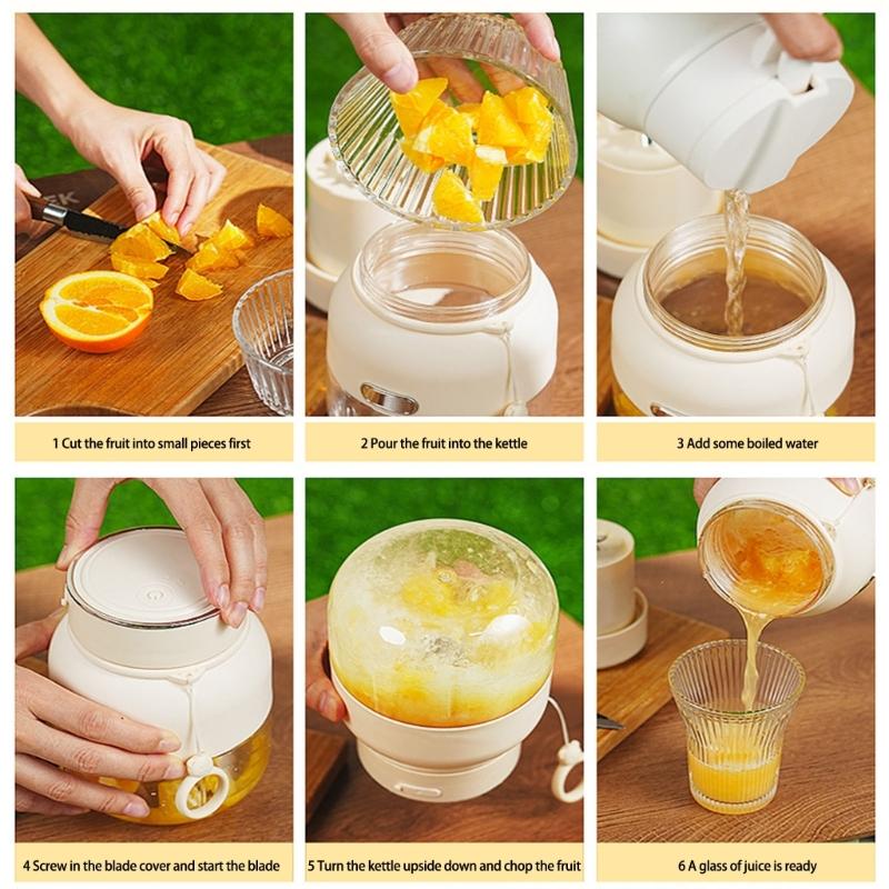 Powerful Mixing Device Small Fruit Juicing Tool Small Juicing Machine Juices Maker Suitable for Indoor and Outdoor Use