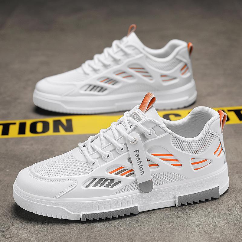 Autumn Men'S Breathable Low-Top Board Shoes Fashion Skateboard Shoes Color Matching Student Sports Leisure Internet Celebrity Trendy Men'S Shoes