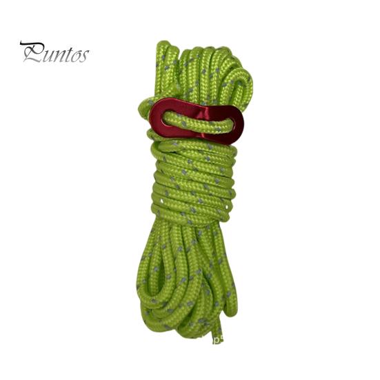 Winddichtes Seil für den Außenbereich, ultraleichte Zeltschnur mit Einsteller, verschleißfest, extrem zugfest, reflektierendes Abspannseil für Camping