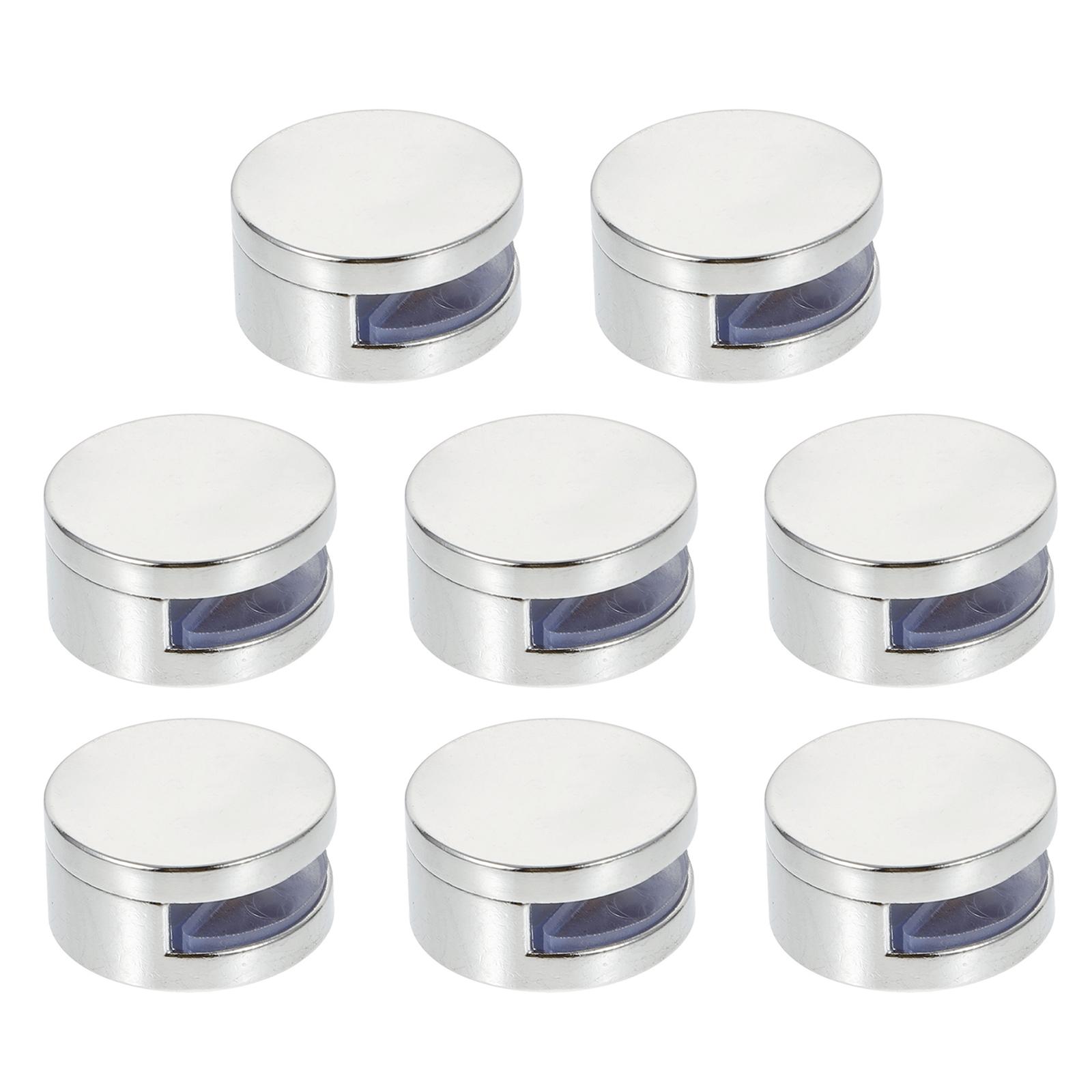 

8 шт. Дзеркальний затискач Кухонна фурнітура для шаф Скляні затискачі Компактні кронштейни Тримачі з цинкового сплаву Тримачі для стіни 2X2CM