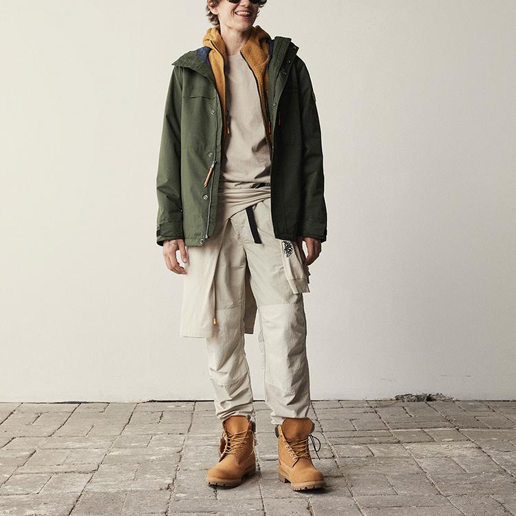 Timberland Prémiová série Vodotěsné Klasické žluté boty Krátké outdoorové boty Pánské boty Pšeničné TB010061W