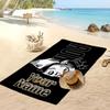 Cristiano Ronaldo Personalized Printed Beach Towel Soccer Logo Support Custom Name Text Absorbent Towel For Sport Travel Special Gift