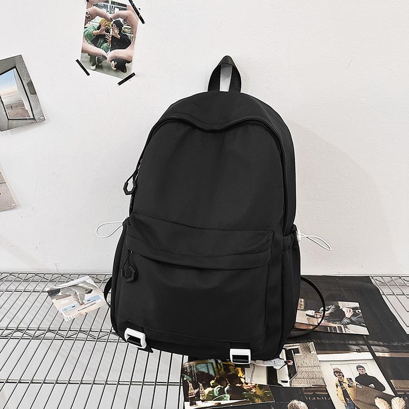 Школьный рюкзак для учащихся средних и старших классов, женский, большой емкости, однотонный мужской рюкзак Campus