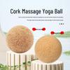 Cork Yoga and Massage Ball: Durable, Solid, Non-Crumbling Fascia Ball In Various Sizes
