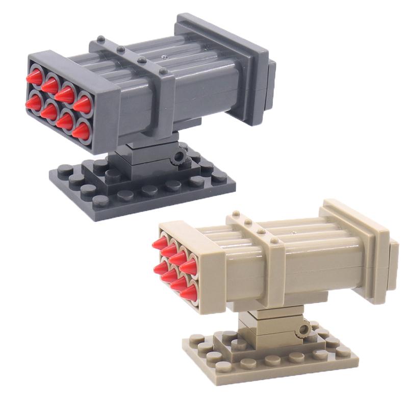 MOC Military Building Block Set Weapons War Army Accessories Soviet Army Characters Cannon Carts Launchers Tents Block Bricks Gift Presents Toy