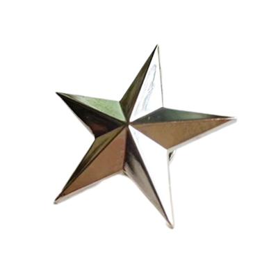 Elegante Spilla da Bavero a Stella a Cinque Punte Elegante Distintivo Metallico per Decorazione Costume Spilla da Petto a Forma di Stella per Abbigliamento