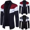 Mens Knitted Plain Cardigan Long Sleeve Casual Slim Fit Sweater Jacket Coat Tops