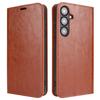 For Samsung Galaxy S24 Split Leather Case Crazy Horse Texture Wallet Flip Cover