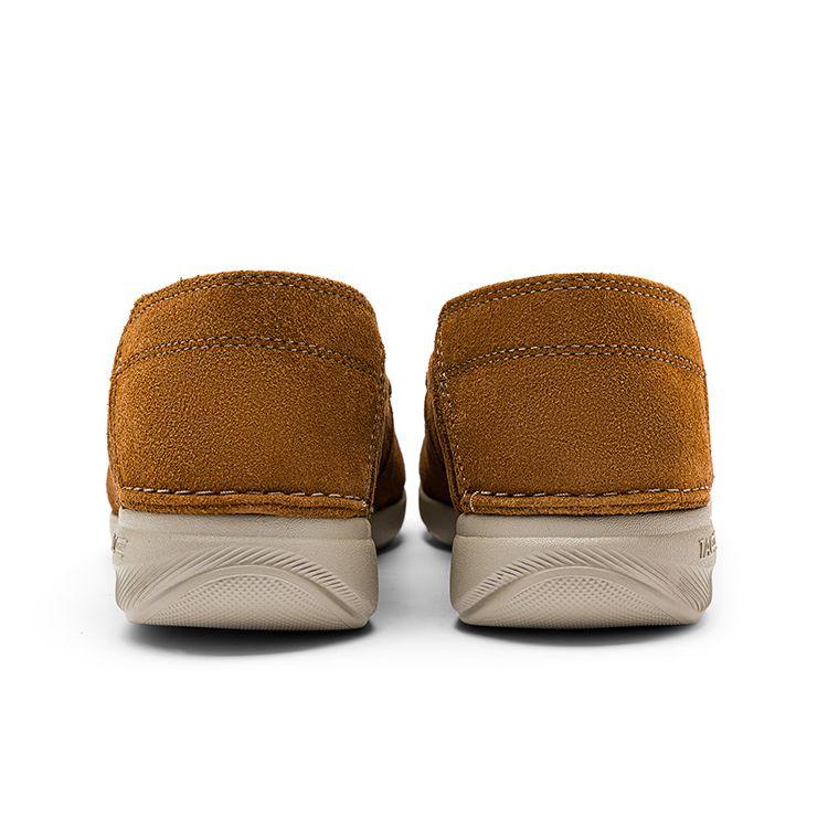 Clarks Two-Layer Cowhide Slip-On Breathable Comfortable Casual Shoes Men Sneakers Brown 261686477