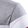 2025 Men's Color Block Turn-Down Collar Polo Shirt - Short Sleeve Fashion Edition