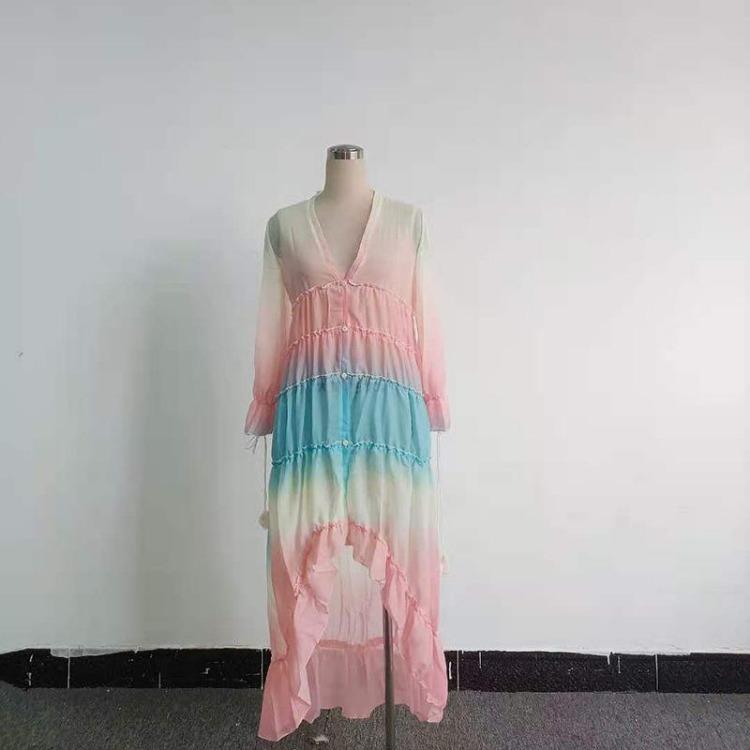 Summer Elegant Bodycon Maxi Dress Y2k Printed Boho Party Club Dresses Sexy Women Robe Femme