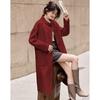Timeless Elegance Women's Mid-Length Wool Blend Coat